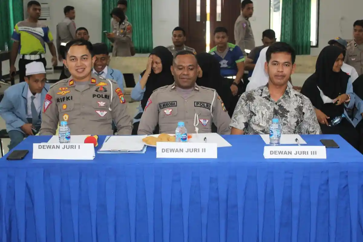 Satlantas Polres Sorong Selatan Gelar Lomba Baca Puisi Berhadiah Sertifikat dan Uang Pembinaan
