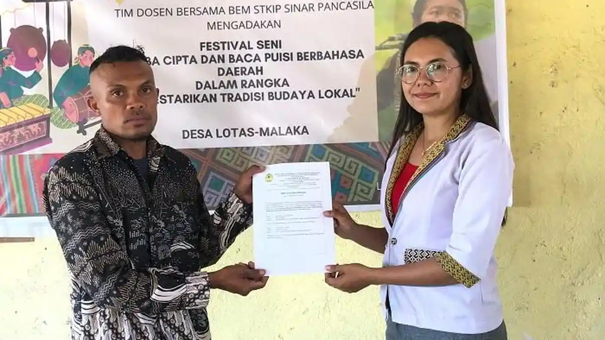 STKIP Sinar Pancasila Gelar Lomba Cipta dan Baca Puisi Berbahasa Daerah