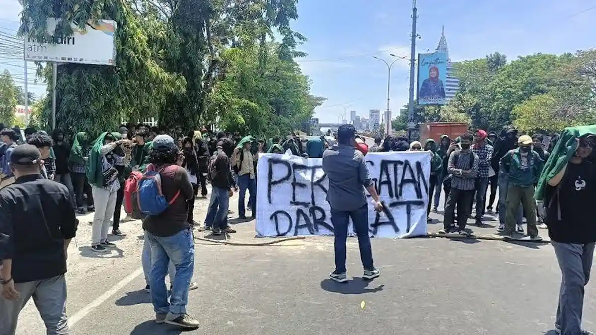 Ini 5 Tuntutan Mahasiswa Demo di Kampus UMI Makassar