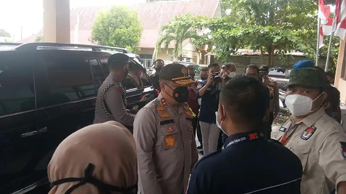 Pastikan Pengamanan Pilkada, Kunjungan Supervisi Kapolda Riau ke KPU Bengkalis