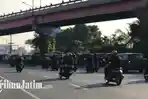 Kondisi Arus Lalu Lintas di Jalan Wonokromo Areal Mayangkara Senin (21/9/2020) Pagi Terpantau Padat