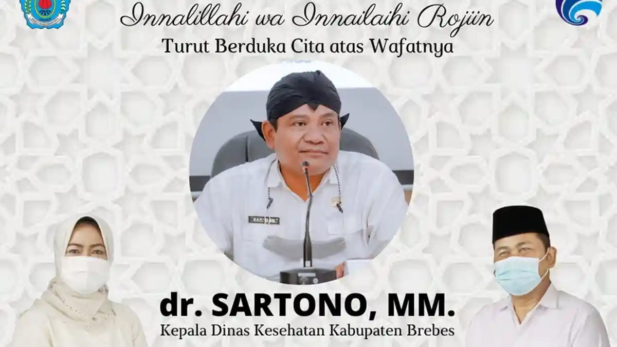 Pemkab Brebes Berduka, Sartono Kepala Dinas Kesehatan Meninggal, Malam Ini di RSUD Brebes