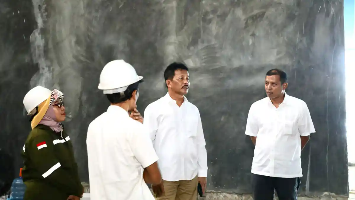 Kepala BP Batam Tinjau Progres Pembangunan Gedung VVIP Bandara Internasional Hang Nadim