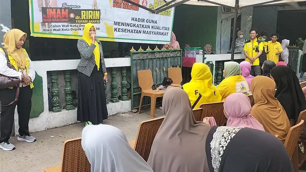 Ingin Kesehatan Warga Terjamin, Emak-emak di Sukamaju Depok Dukung Ririn Farabi A Rafiq