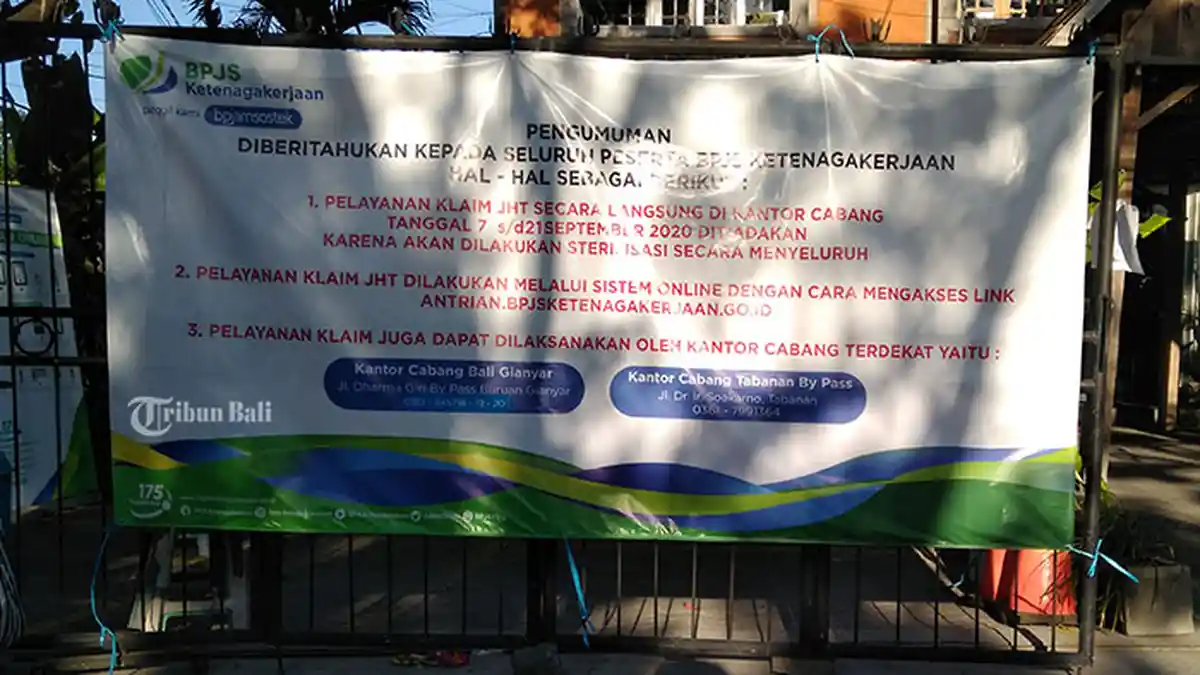 Hasil Swab Test Massal Keluar, Kantor BPJamsostek Badung Disterilisasi