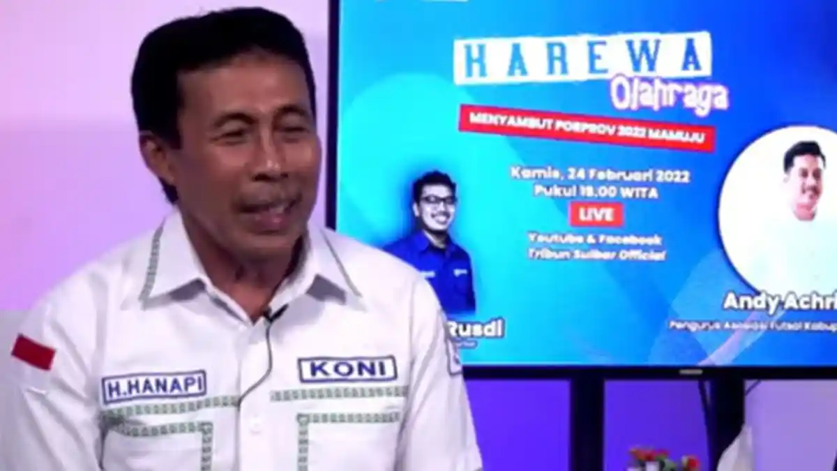 Ketua KONI Mamuju, Hanapi Target Raih Juara Umum Pada Porprov 2022