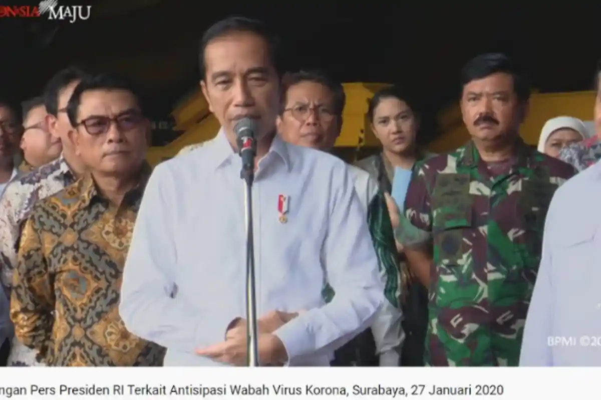 Jokowi Sebut KBRI akan Kirim Logistik untuk WNI di Wuhan, Jelaskan Proses Masuk saat Ini Ketat