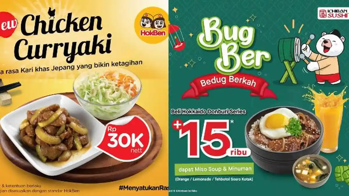 Daftar Promo Restoran Cepat Saji Hari ini 17 April 2023, Ada McDonald, Hokben dan Ichiban Sushi