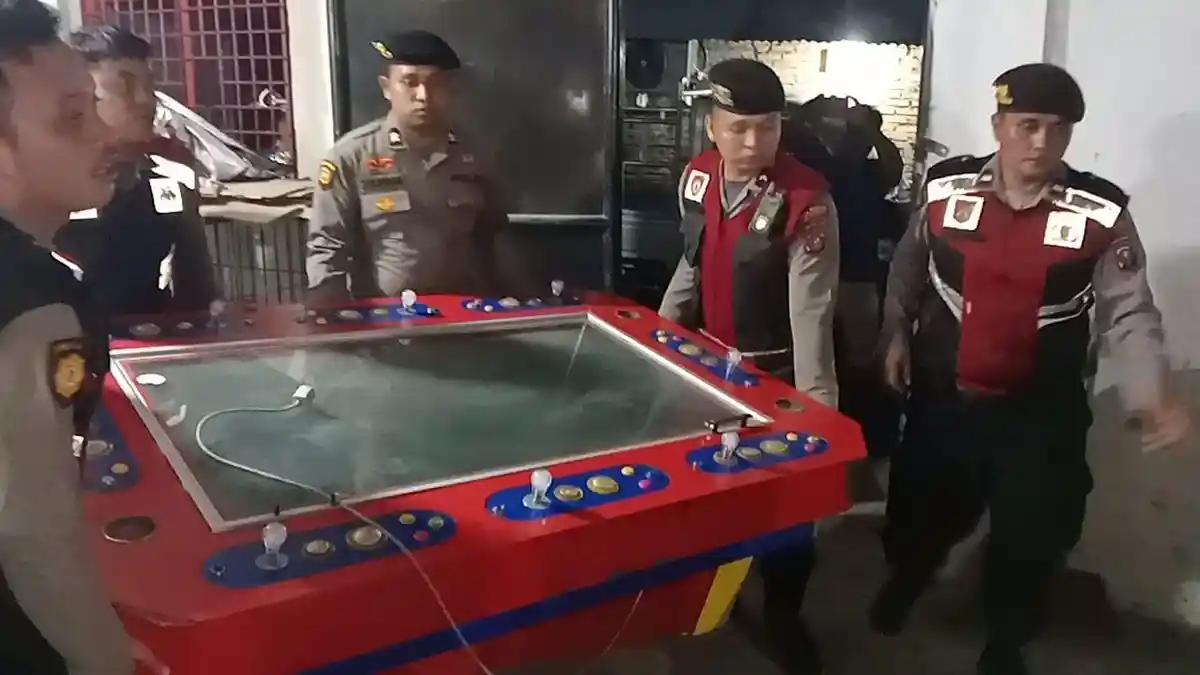 Polresta Deli Serdang Gerebek Tempat Judi Tembak Ikan di Tanjung Morawa