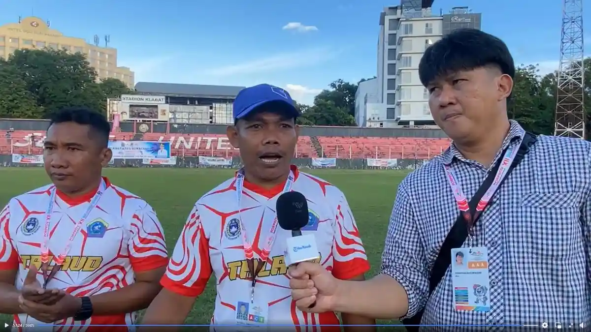 Strategi Jitu Pelatih Alfret Tinengke Antar Talaud Raih Emas Porprov 2025, Long Ball Jadi Senjata