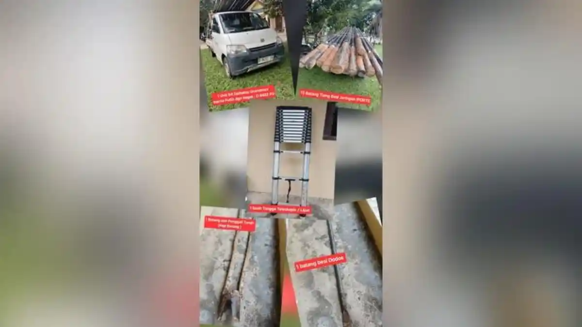 Empat Pencuri Cabut 13 Tiang Jaringan Telekomunikasi