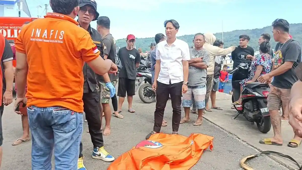 Identitas Mayat yang Ditemukan Mengapung di Dermaga Pelabuhan Perikanan Samudera Bitung