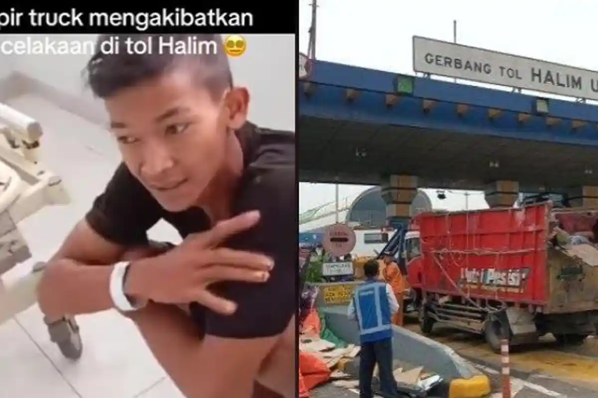Siapa Sopir Truk yang Ngaku Bakal Beli Semua Mobil Kecelakaan Beruntun? Orangtuanya Asal Lampung