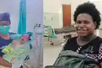 Rekor di Merauke, Maria Yanakaimu Lahirkan Bayi Raksasa 5,5 Kg Hanya Makan Sagu dan Ikan Gastor