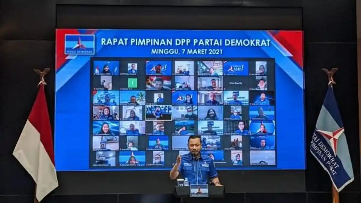 AHY Sebut Moeldoko Hanya Berambisi Memiliki Tapi Tidak Mencintai Partai