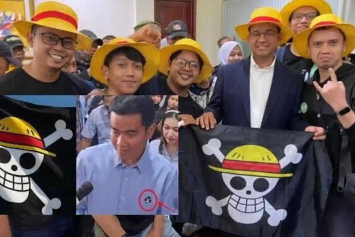 Fenomena Bendera One Piece: Dulu Dipakai Gibran dan Anies Kampanye, Kini Dilarang Pemerintah