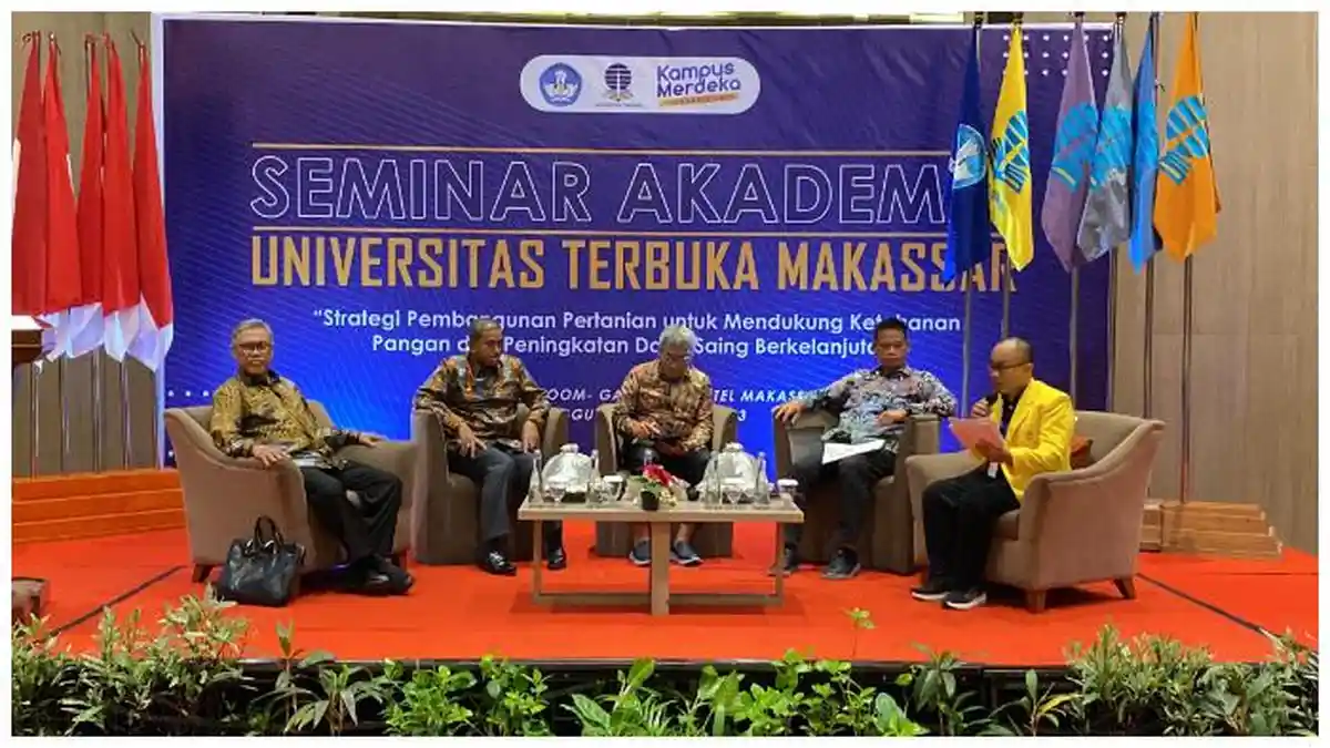 Dukung Ketahanan Pangan, UT Makassar Bahas Strategi Pembangunan Pertanian Lewat Seminar Akademik