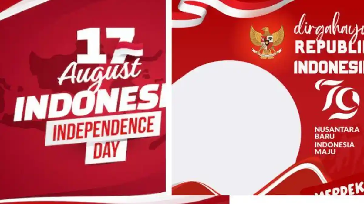 40 Poster dan Twibbon HUT ke-79 RI Desain Menarik dan Gratis, Posting di Medsos pada 17 Agustus