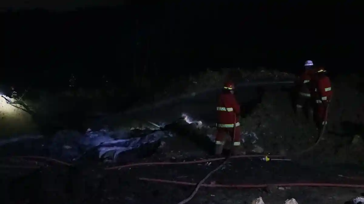 Sumur Minyak Terbakar di Gendono Blora Padam, Masyarakat Dilarang Mendekati Lokasi
