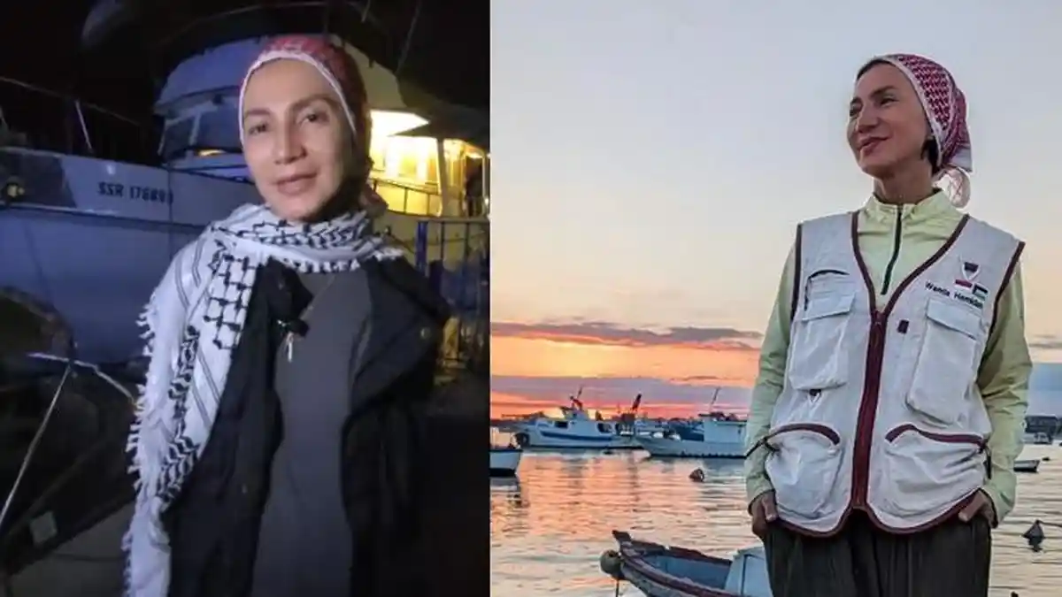 TERTAHAN di Italia, Tapi Tak Goyah: Wanda Hamidah di Garis Depan Misi Kemanusiaan ke Gaza