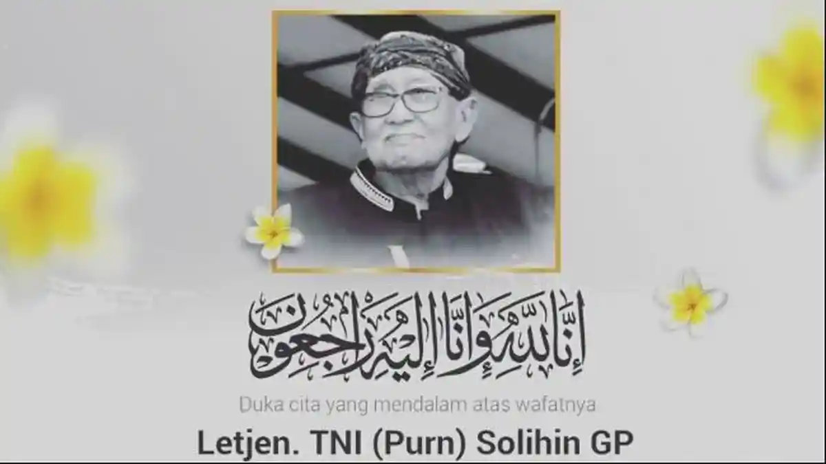 Mantan Gubernur Jawa Barat Solihin GP Meninggal Dunia