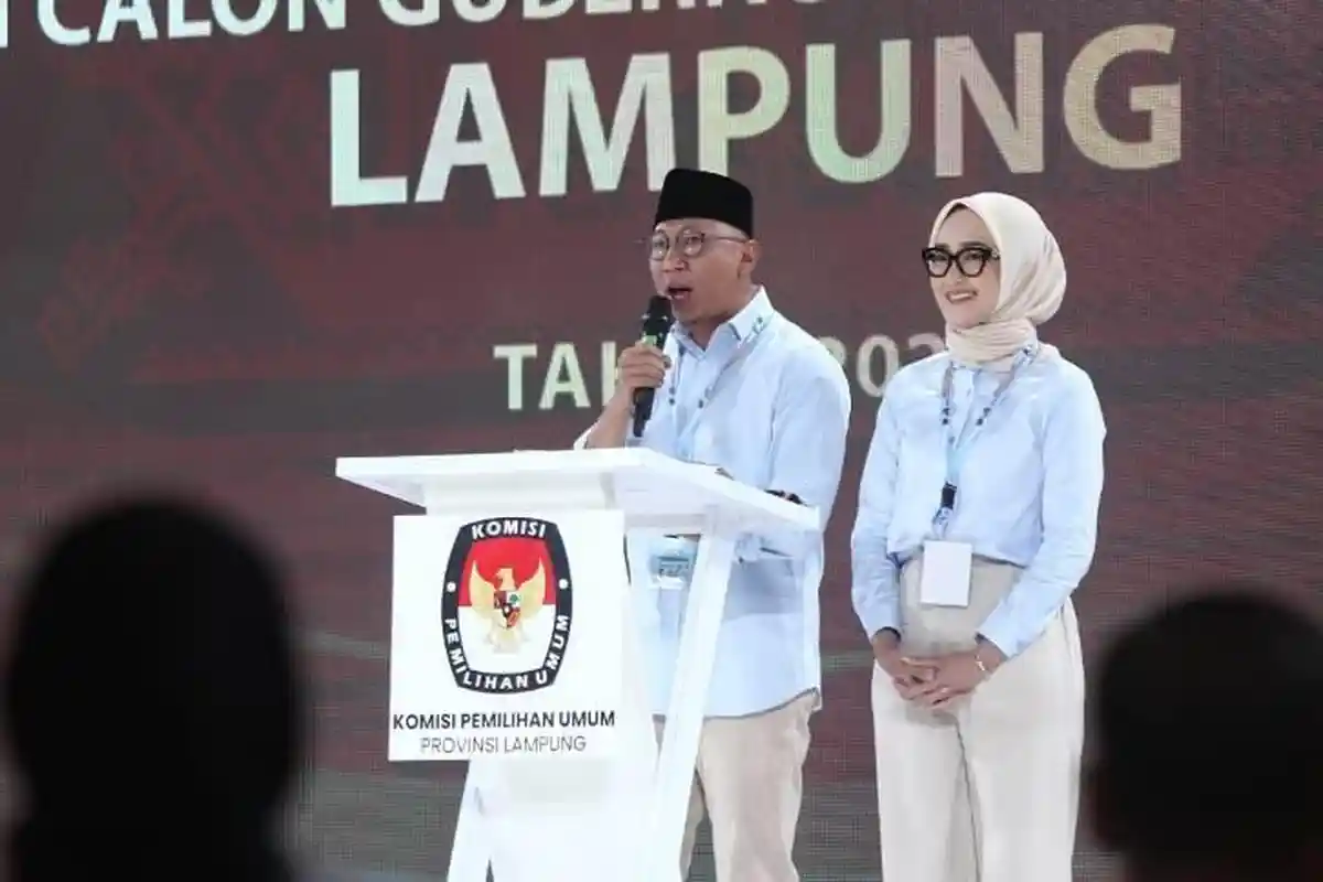 Hasil Quick Count Pilgub Lampung, Mirza-Jihan Unggul 82 Persen