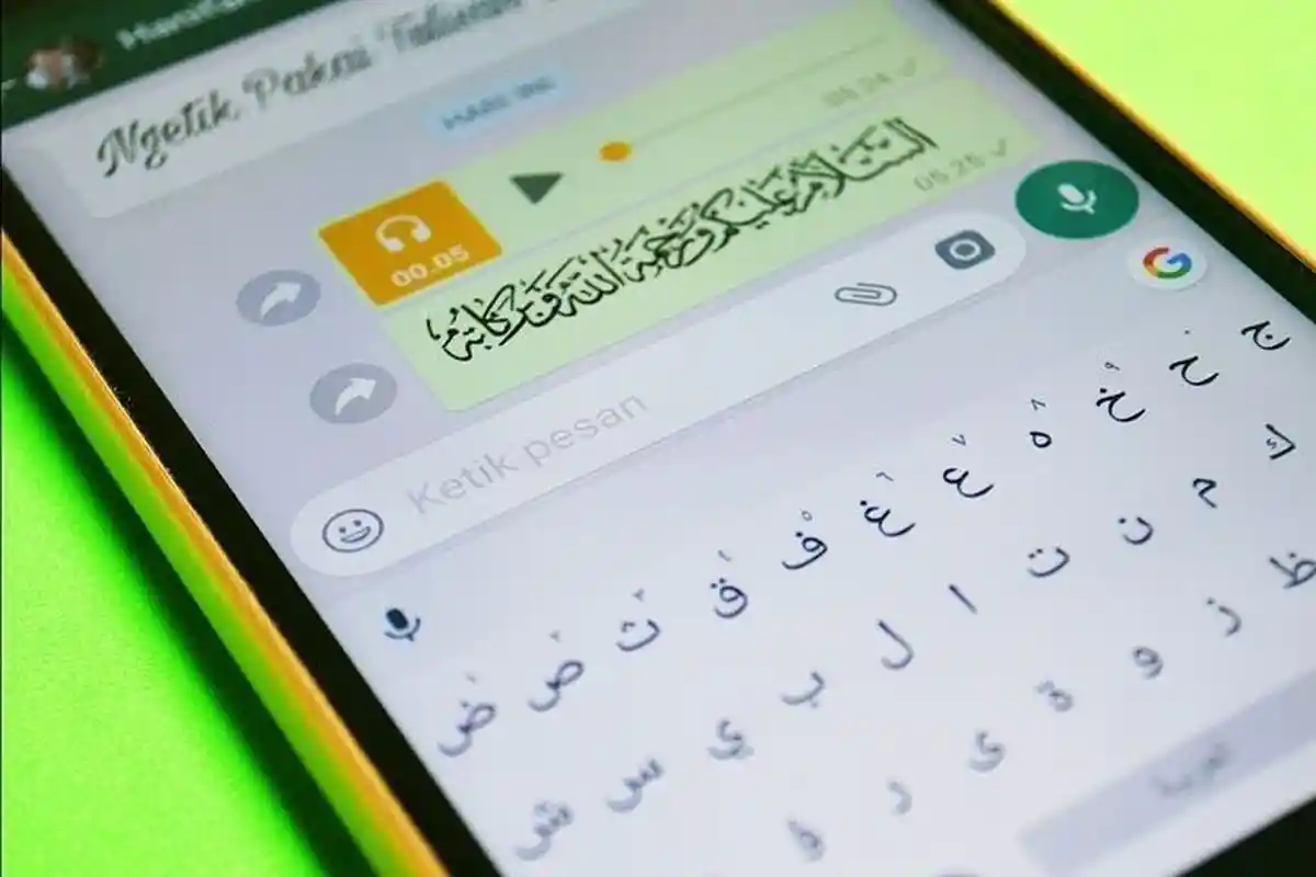 Cara Membuat Tulisan Arab di WhatsApp Android dan iPhone