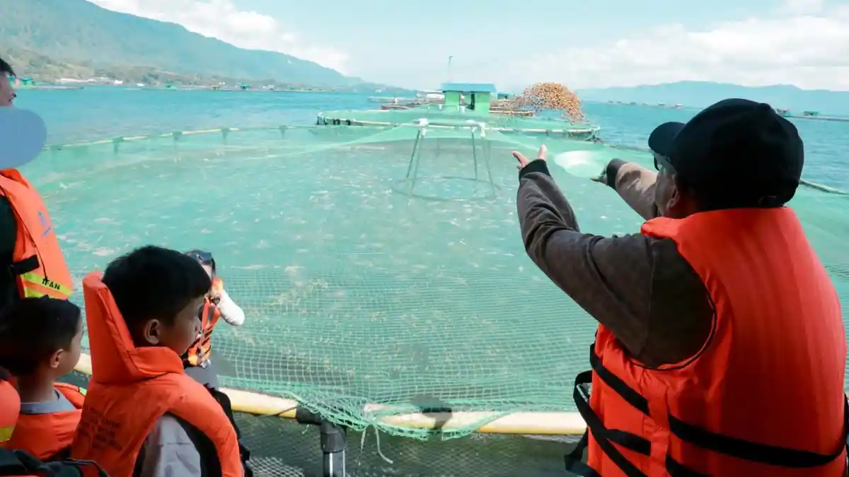Kunjungi Regal Springs Indonesia, Darma Wijaya Dukung Budi Daya Ikan Tilapia Berkelanjutan