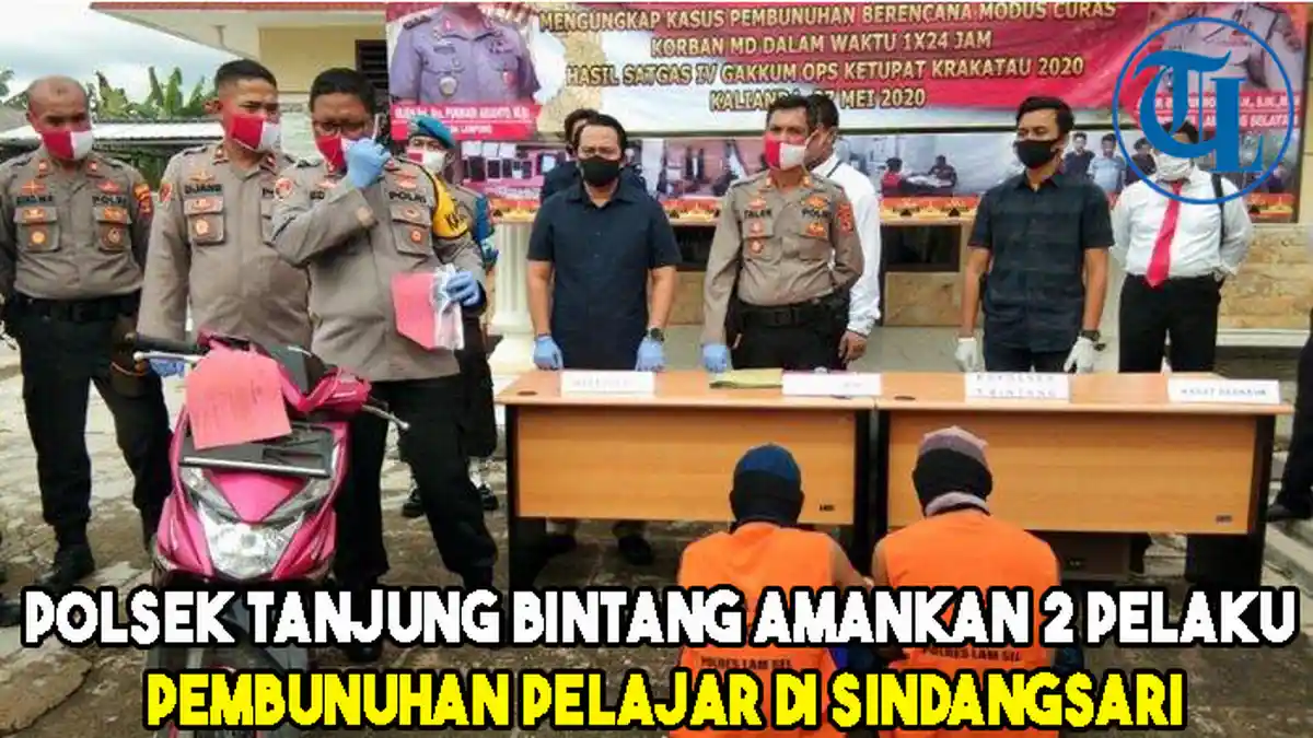 Polsek Tanjung Bintang Amankan 2 Pelaku Pembunuhan Pelajar di Sindangsari