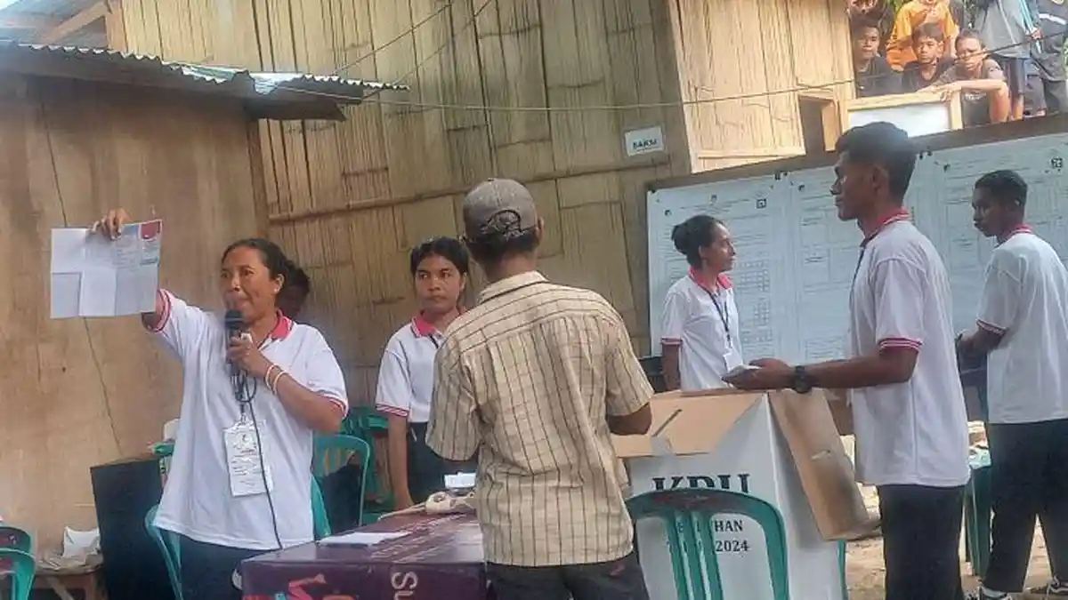 Hasil Pilkada Sikka, Paket SARR Unggul di TPS 001 Desa Teka Iku