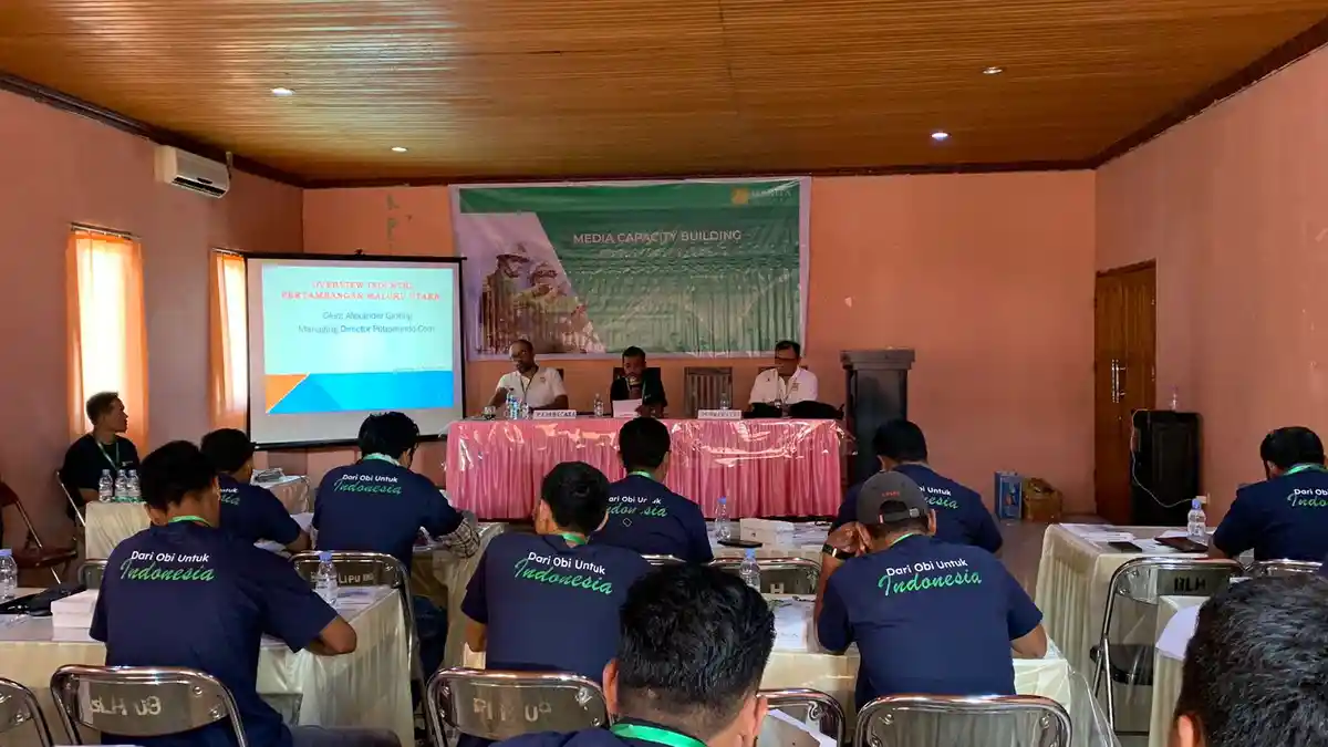 Gandeng Wartawan Halmahera Selatan, PT Harita Nickel Gelar Workshop Media Capacity Building