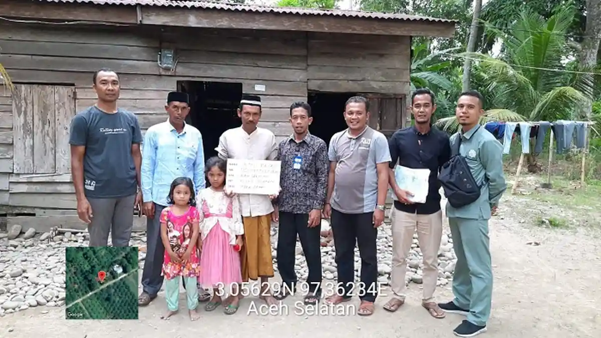 Baitul Mal Lakukan Pemetaan Lokasi Pembangunan Rumah Duafa di Aceh Selatan