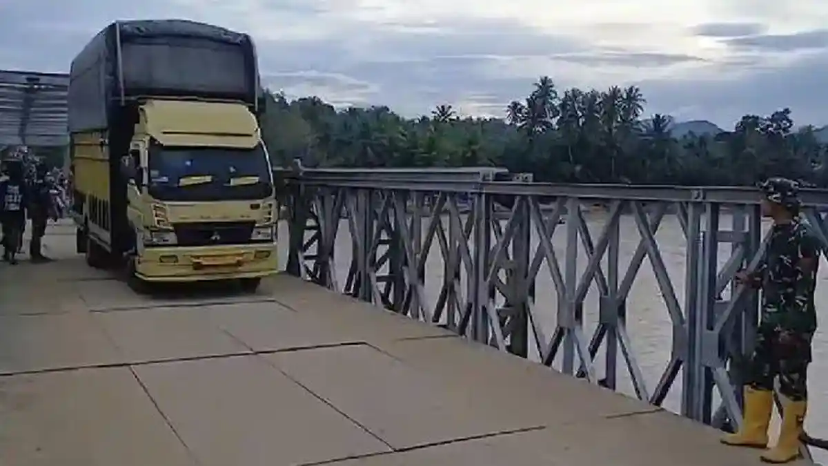 Jembatan Teupin Mane Kembali Dibuka, Akses Bireuen–Takengon Mulai Normal