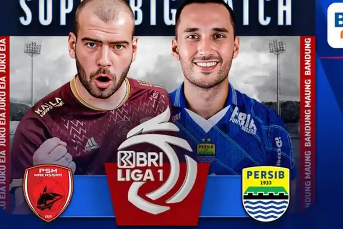 Link TV Online Indosiar Live Streaming Vidio PSM Makassar vs Persib Bandung BRI Liga 1 2023 Hari Ini