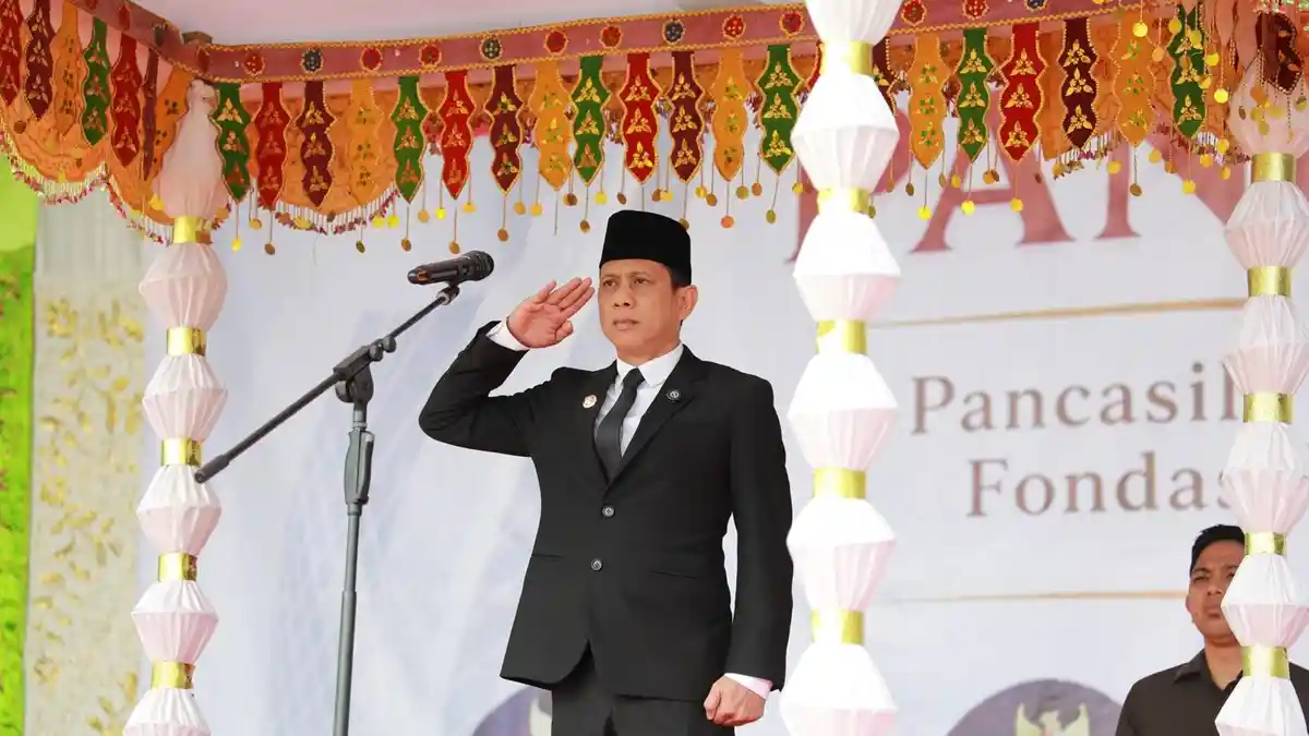 Dirangkaikan HKN ke-118 dan Hari Korpri, Weny Gaib Pimpin Upacara Peringatan Hari Lahir Pancasila