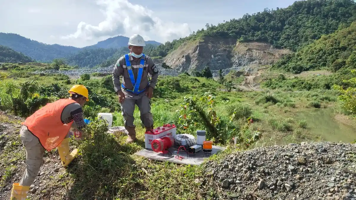 Antisipasi Badai La Nina, PT PP Bendungan Lolak Bolmong Ciptakan Alat Warning System