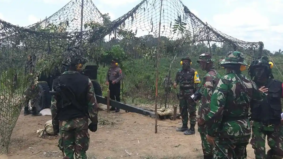 Kapolsek Mandor Hadiri Kegiatan UST Tingkat Baterai Yonarmed 16/Komposit