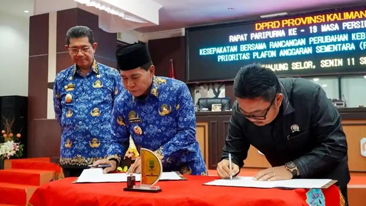 Pemprov Kaltara dan DPRD Sepakati Perubahan KUA-PPAS APBD 2023