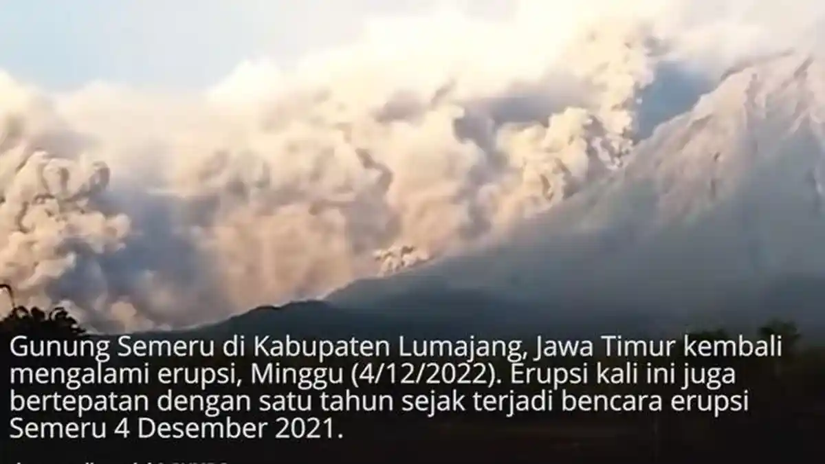Sejarah Erupsi Gunung Semeru Sampai Sekarang, Terjadi Sejak Tahun 1818 dan Ada yang Makan Korban