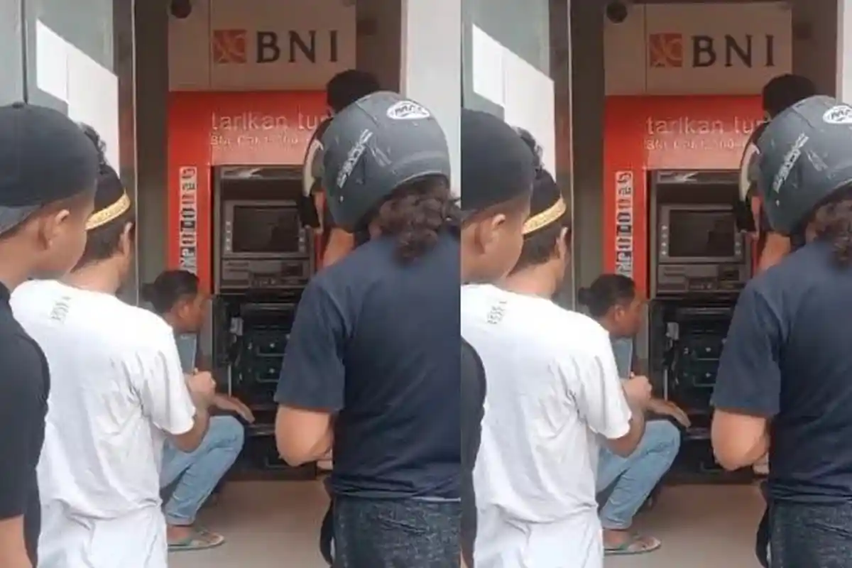Tarik Rp 200 Ribu Tapi Uang Tak Keluar, Warga Kaget Pintu Mesin ATM Terbuka, Polisi Gercep Datang