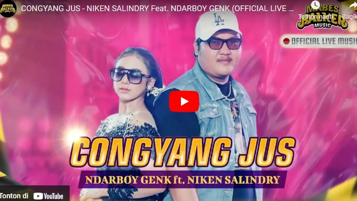 Chord Kunci Gitar Congyang Jus Niken Salindry feat Ndarboy Genk
