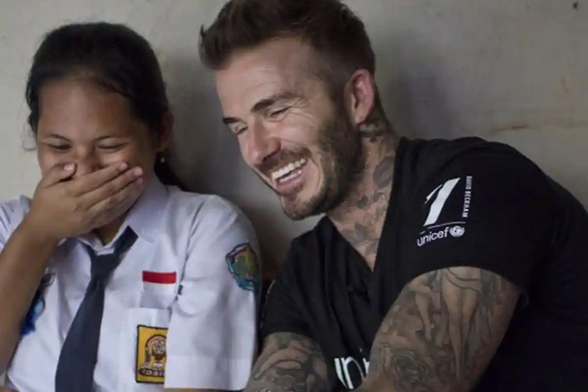 Berkunjung ke Semarang, David Beckham Sebut Siswi SMP ini Inspiratif dan Pembawa Perubahan