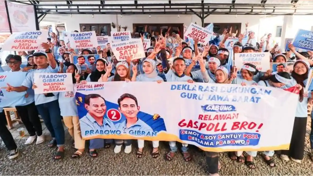 Persatuan Guru Jabar Gabung Relawan Gaspoll Bro Komitmen Menangkan Prabowo-Gibran