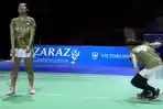 Momen Ribka Sugiarto Banting Raket setelah Tikung Apriyani/Fadia di Semifinal Swiss Open 2024