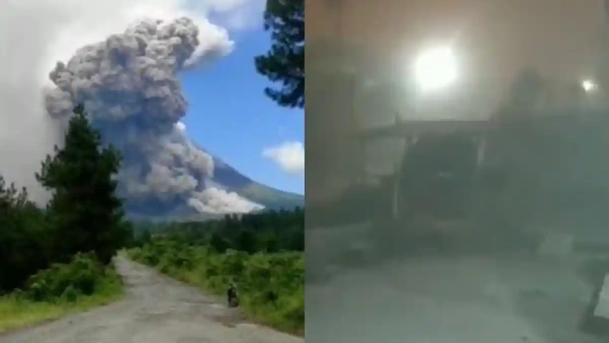 MENDADAK Gelap! Dampak Erupsi Merapi, Hujan Abu Vulkanik Buat Siang Bak Malam Hari, Lampu Dihidupkan