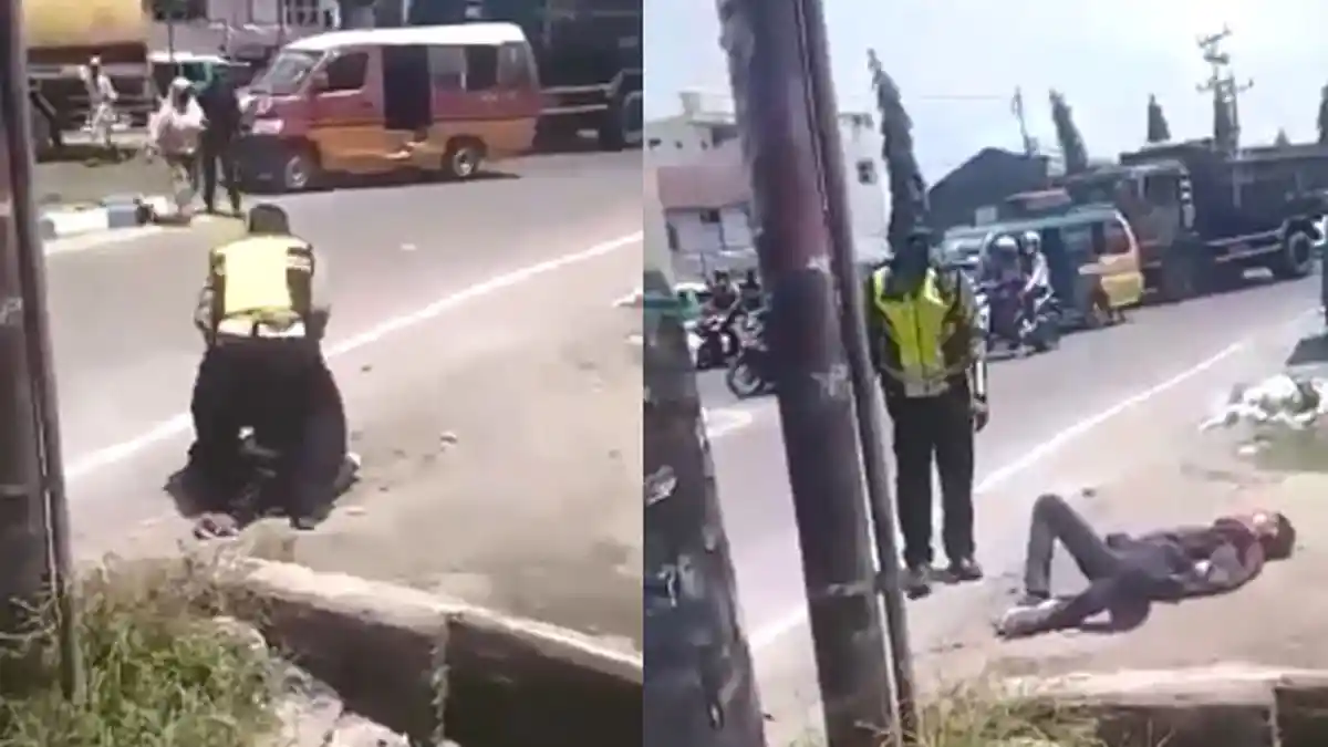 Video Detik-detik Polisi di Deliserdang Hajar Warga di Tengah Jalan hingga Babak Belur