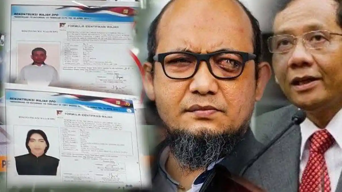 Sketsa Wajah Penyerang Novel Baswedan Dinilai Janggal, Mahfud MD Tanggapi Begini