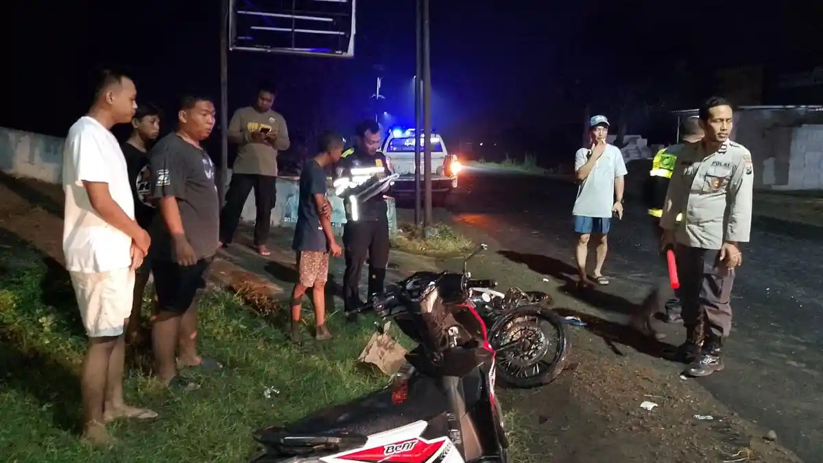 Kecelakaan Maut di Mojowarno Jombang, Pengendara Motor Hantam Pemotor Menyebrang, 2 Tewas