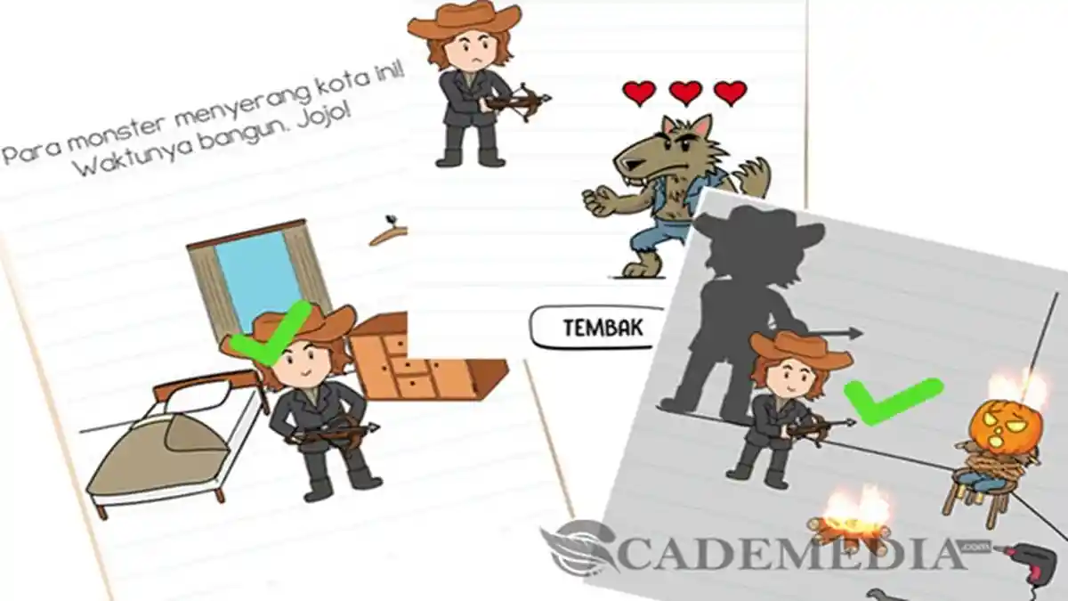Kunci Jawaban Brain Test 2: Tricky Stories (Jojo Sang Pemburu) Level Lengkap 1-21, Games Brain Out