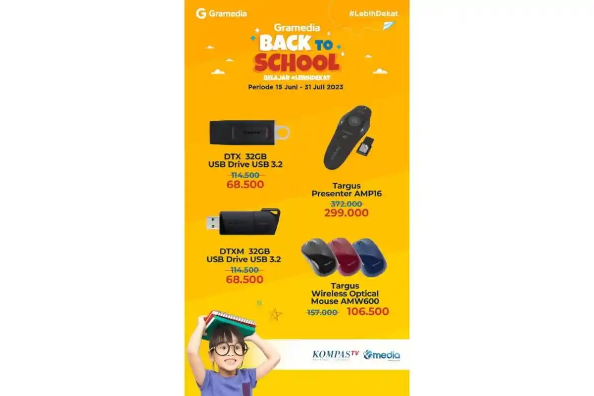 Gebyar Promo Spesial Gadget: Lengkapi Kebutuhan Gadget-mu Bersama Gramedia Back to School